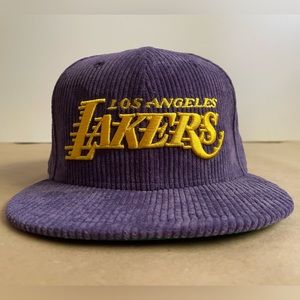 LA Lakers x Proper x New Era 9FIFTY Corduroy Purple UV Retro SnapBack Cap